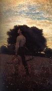 Winslow Homer Song of the hemp field France oil painting artist